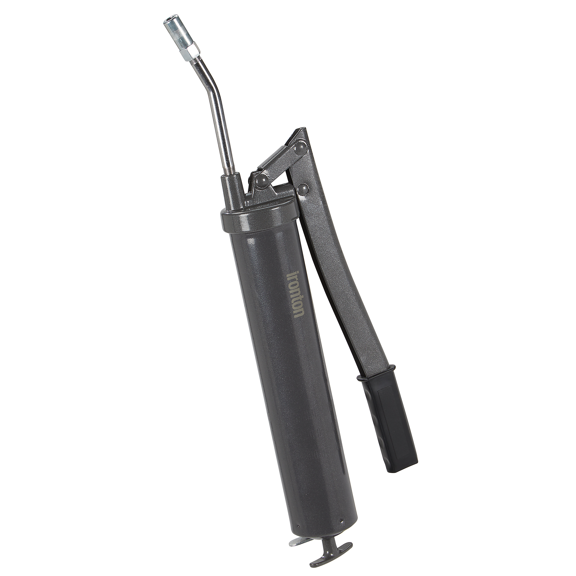 Ironton 14-Oz. Lever Grease Gun, 6000 Max. PSI, 4in. Extension Bar, 12in. Hose